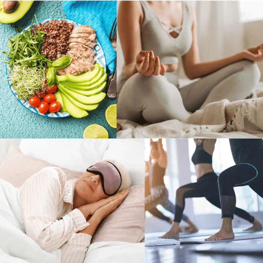 sleep yoga meditation nutrition