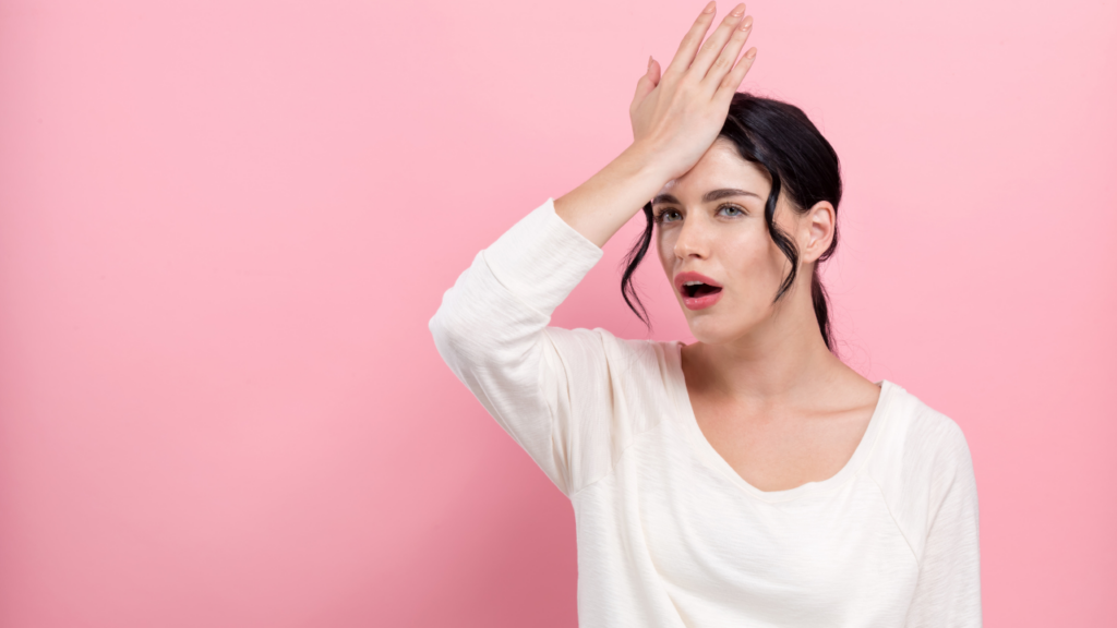 Woman Realizing Mistake Bonni London